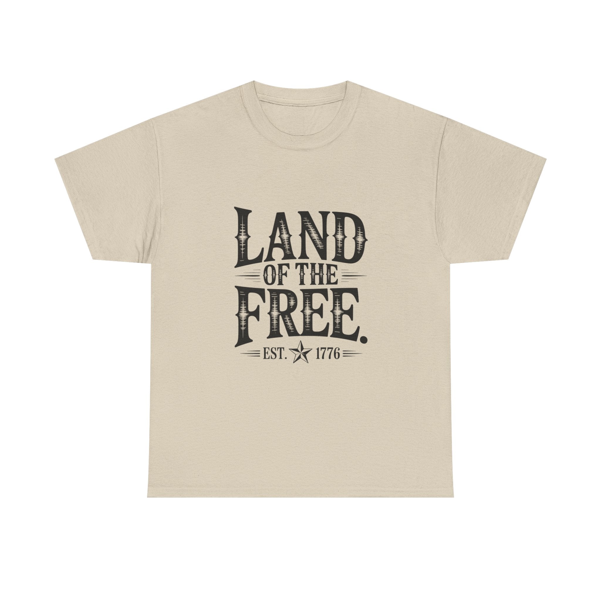 Land of the Free Est. 1776 T-Shirt | Vintage Patriotic American Tee