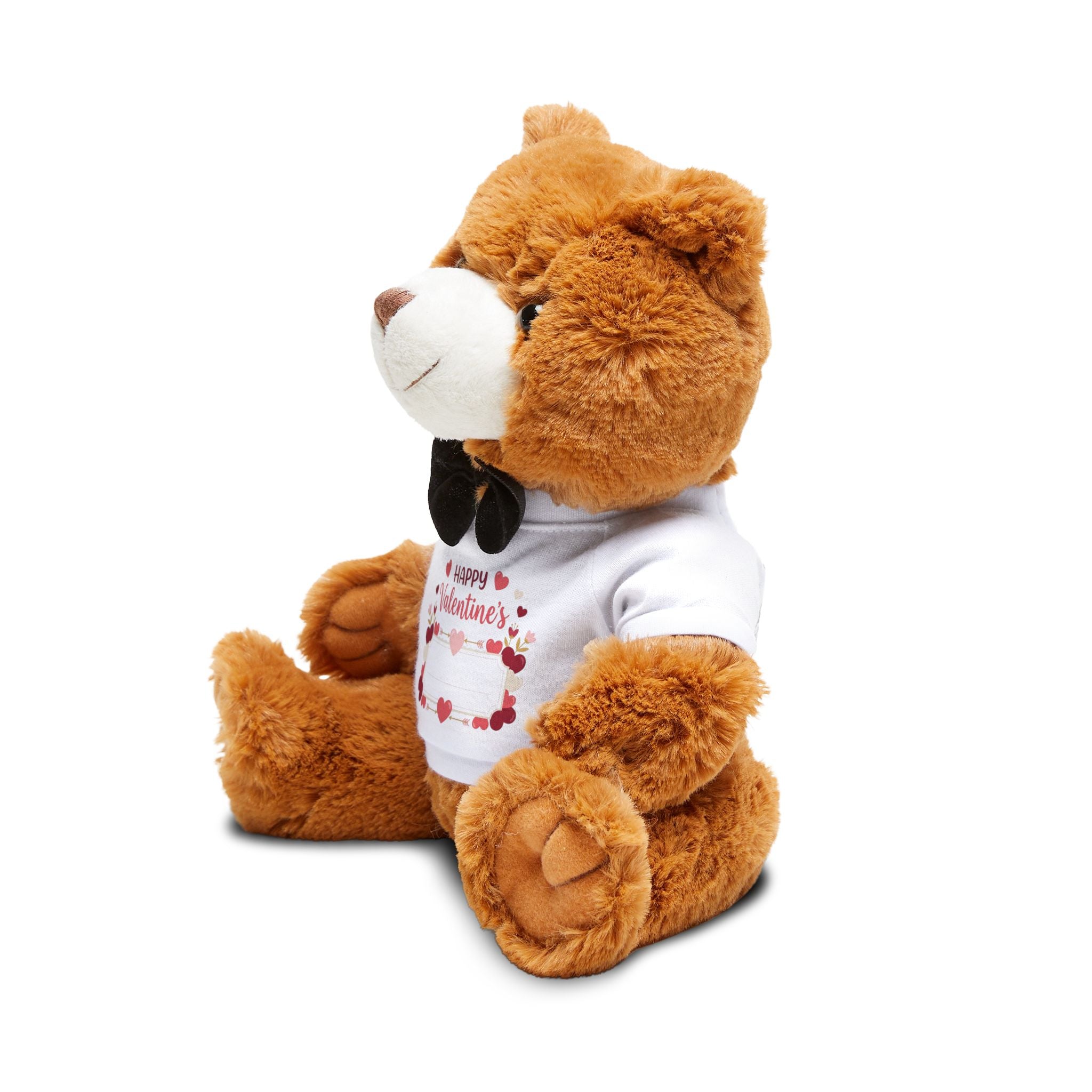 Personalized Dapper Valentine's Bear | Custom Name Teddy with Bowtie