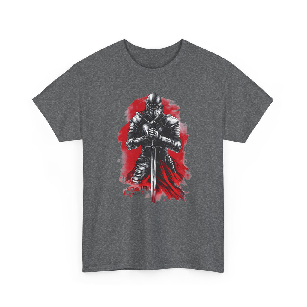 Stand Firm Ephesians 6 Knight T-Shirt | Christian Warrior Armor of God Shirt | Faith Based Sword Knight Graphic Tee
