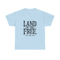 Land of the Free Est. 1776 T-Shirt | Vintage Patriotic American Tee