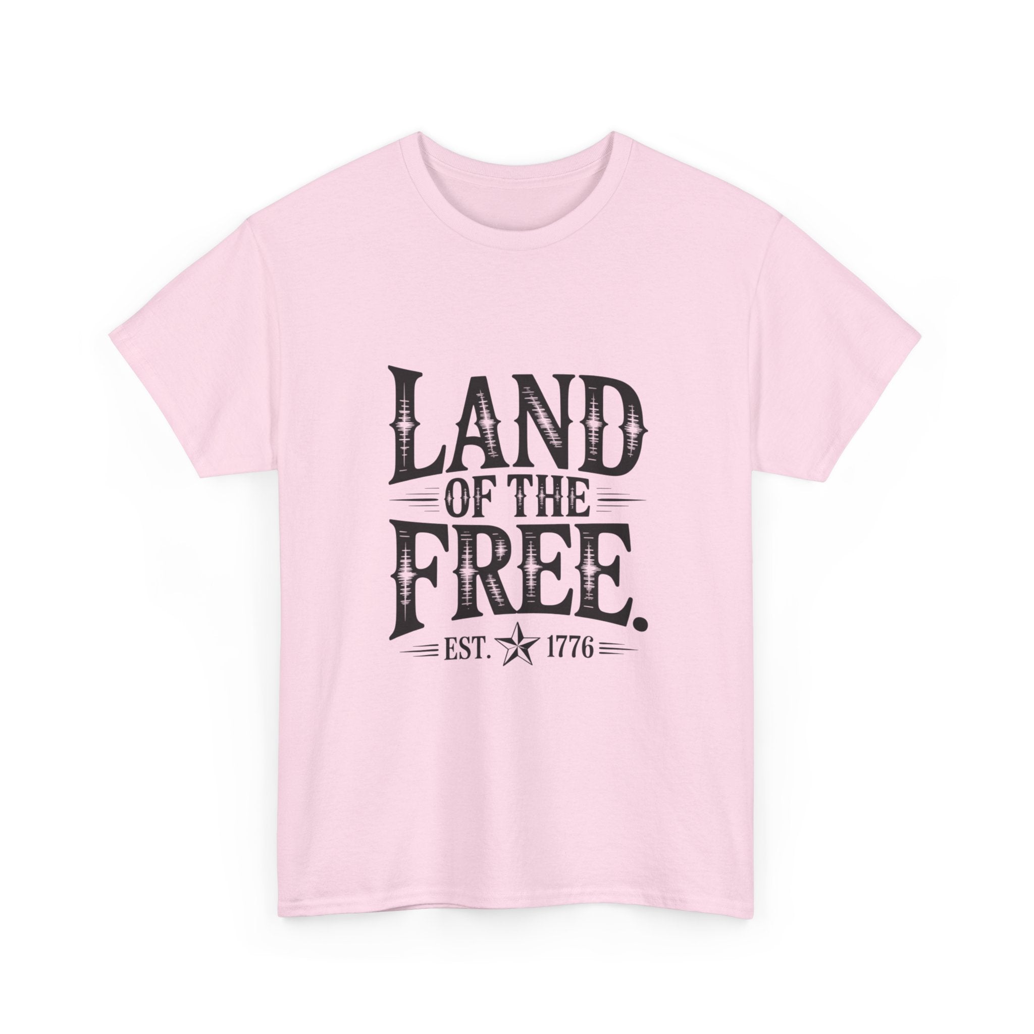 Land of the Free Est. 1776 T-Shirt | Vintage Patriotic American Tee
