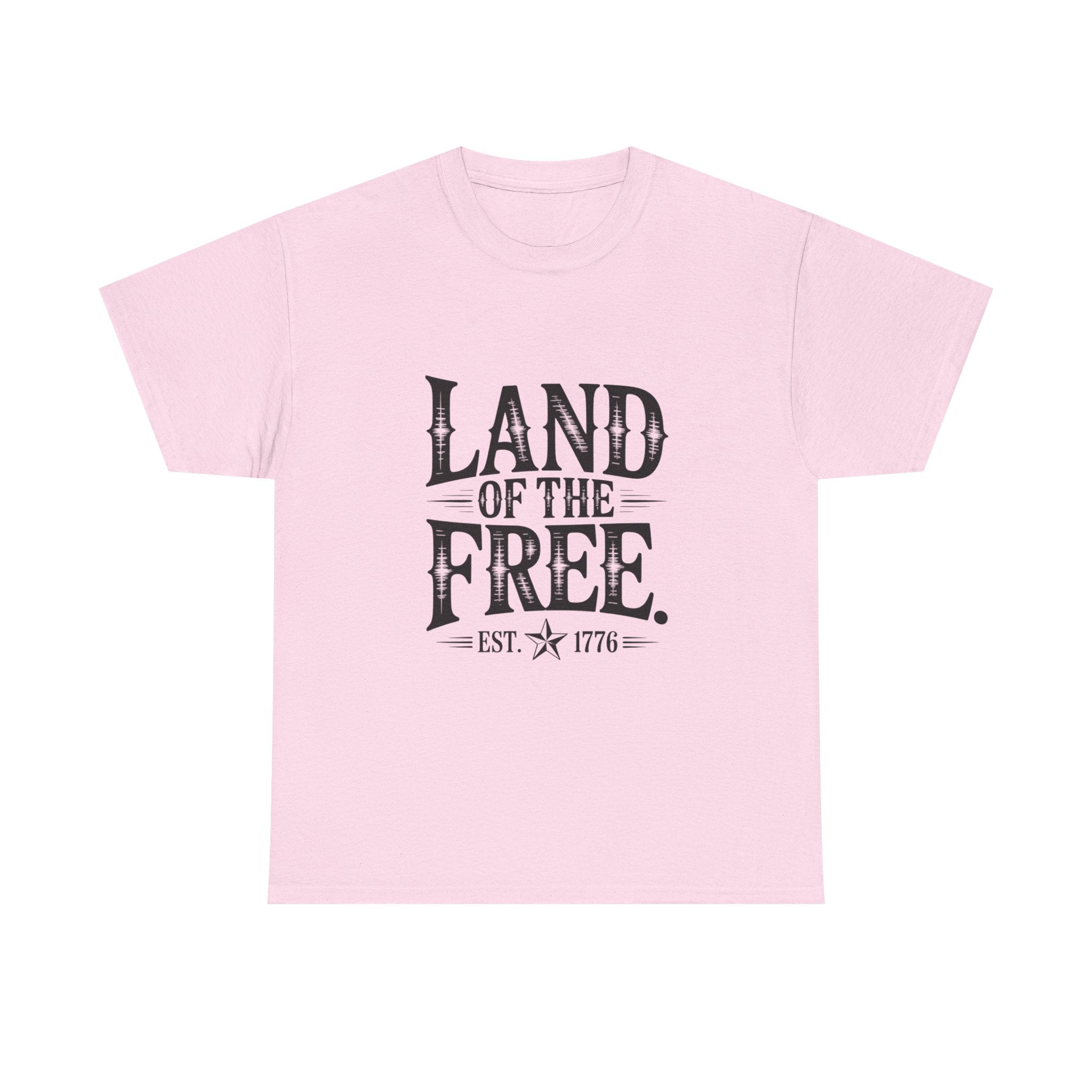 Land of the Free Est. 1776 T-Shirt | Vintage Patriotic American Tee