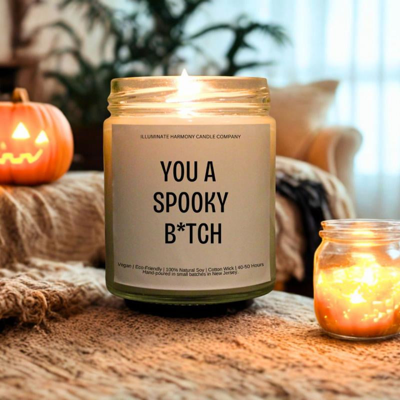 Spooky Halloween Candle Funny Halloween Party Gift Present for Halloween Party | Halloween Birthday Gift | Halloween Birthday Present
