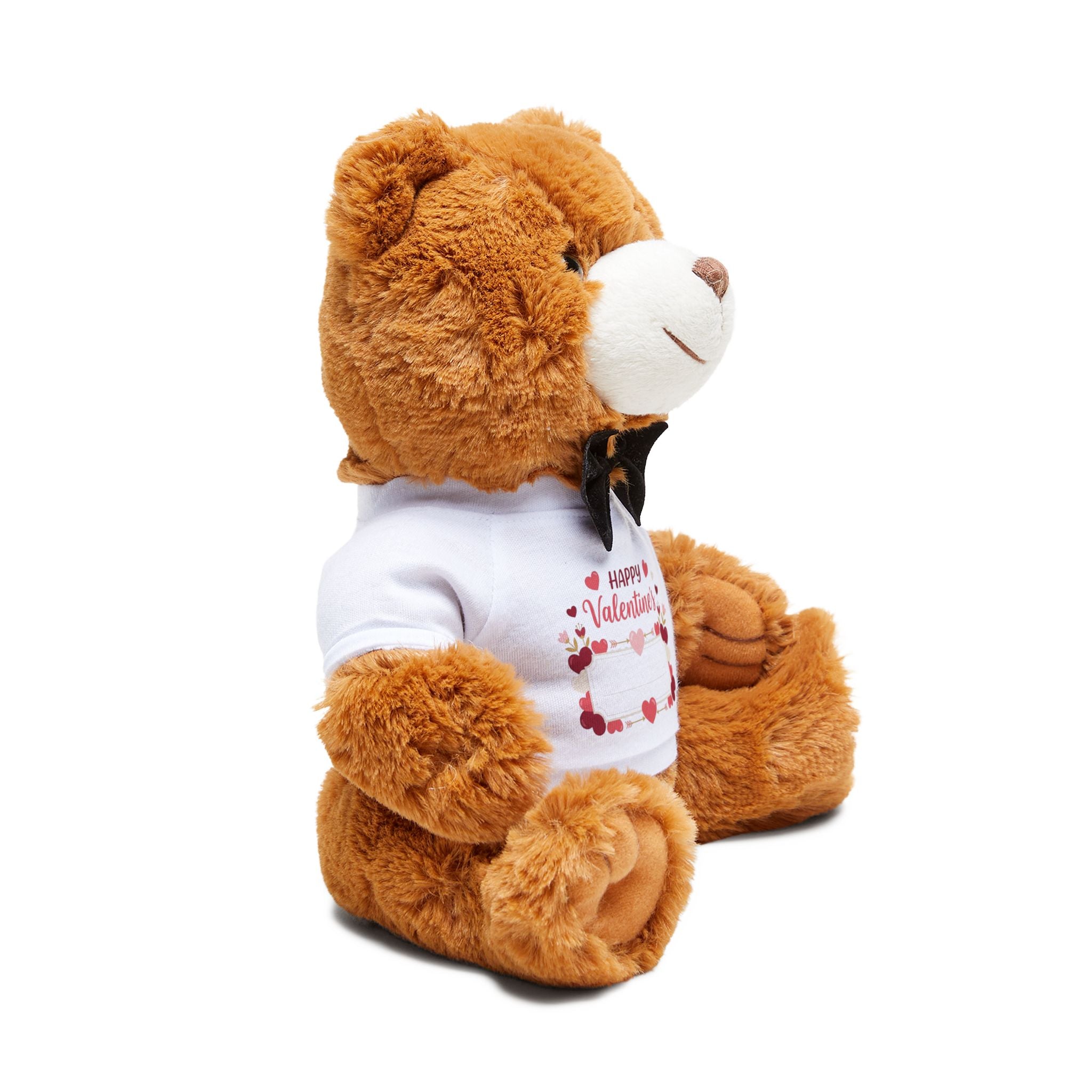 Personalized Dapper Valentine's Bear | Custom Name Teddy with Bowtie