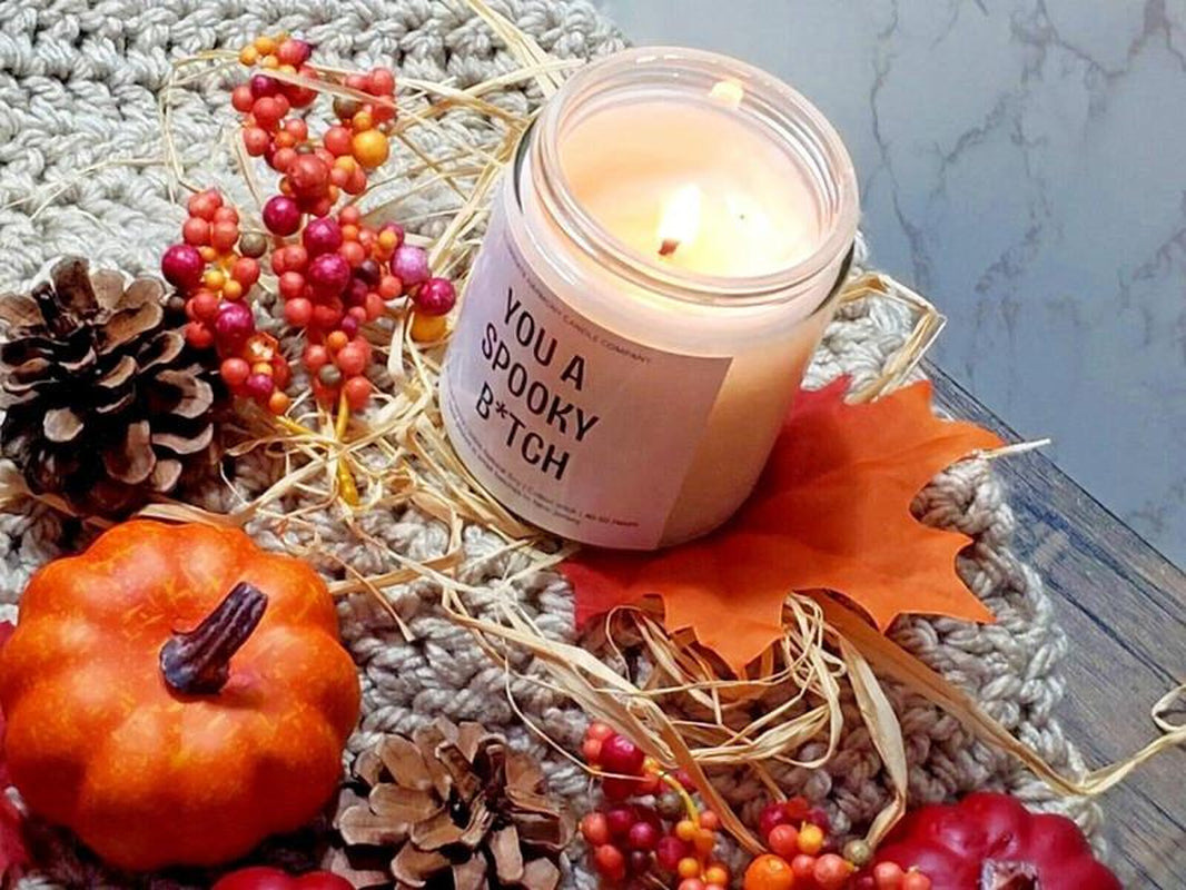 Spooky Halloween Candle Funny Halloween Party Gift Present for Halloween Party | Halloween Birthday Gift | Halloween Birthday Present