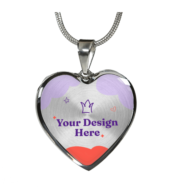 Personalized Photo Heart Necklace – Custom Picture Pendant Gift for Loved Ones