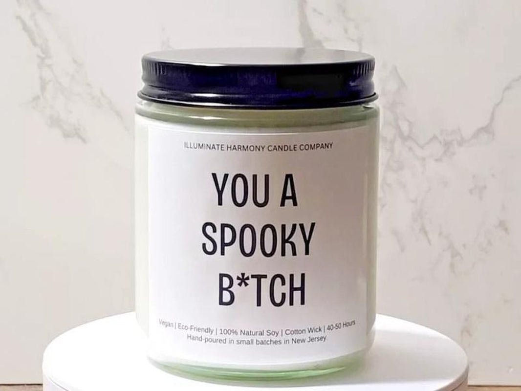 Spooky Halloween Candle Funny Halloween Party Gift Present for Halloween Party | Halloween Birthday Gift | Halloween Birthday Present